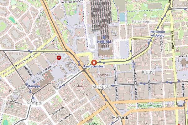 Map showing Craft Beer Helsinki in Helsinki