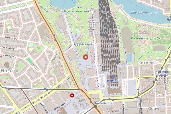Map showing Taste of Helsinki in Helsinki