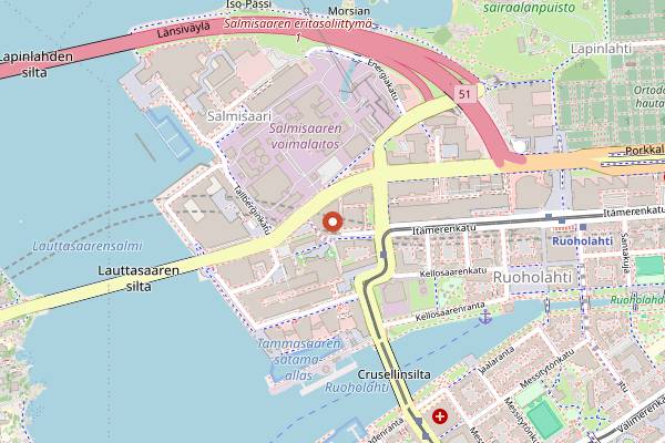 Map showing Demo in Helsinki