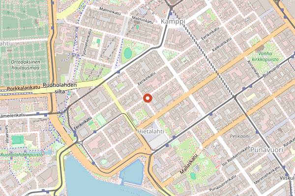 Map showing Apéro in Helsinki