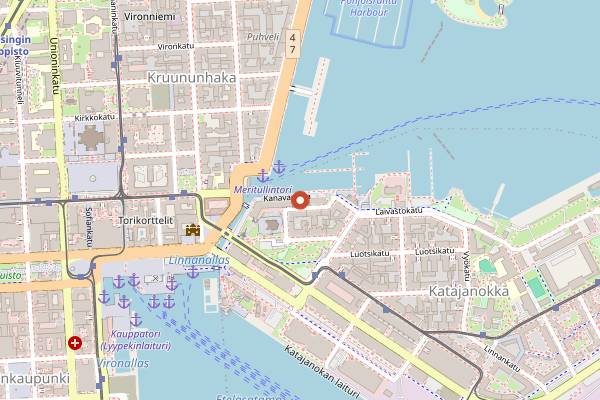 Map showing Nokka in Helsinki