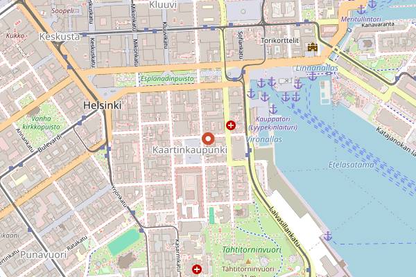 Map showing Eromanga in Helsinki