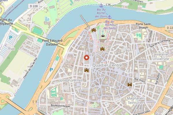 Map showing Bien Bon ! Le festival gourmand du Grand Avignon in Avignon