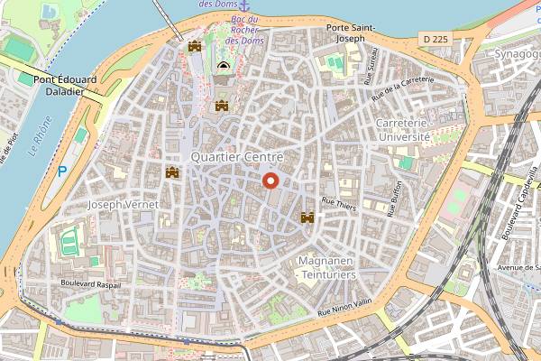 Map showing Nachos in Avignon