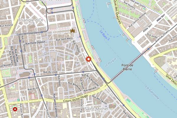 Map showing Marikita in Bordeaux