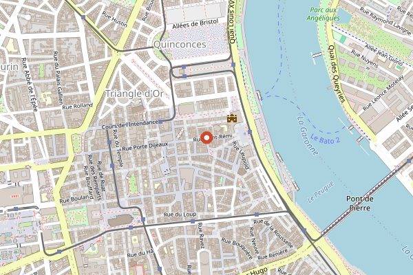 Map showing Fufu in Bordeaux