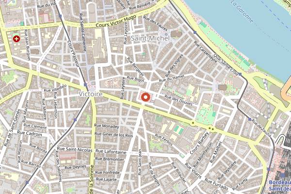 Map showing Toto Love in Bordeaux