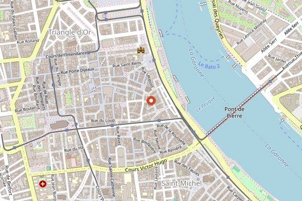 Map showing El Globo in Bordeaux