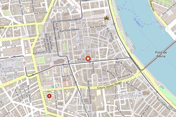 Map showing Dis Leur in Bordeaux