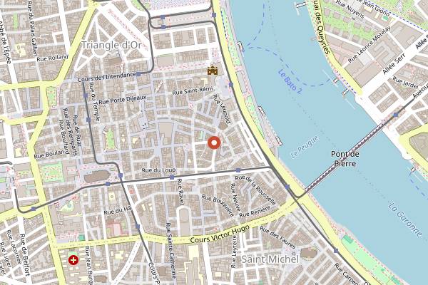 Map showing ACC Bordeaux in Bordeaux