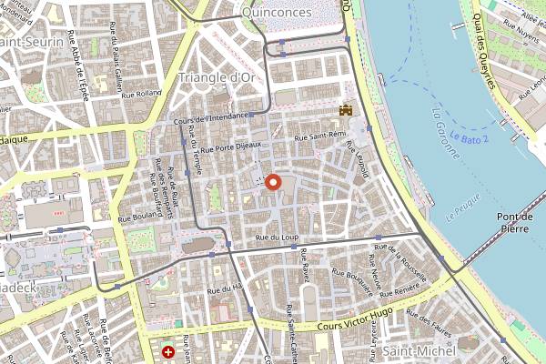 Map showing Mangez-Moi in Bordeaux