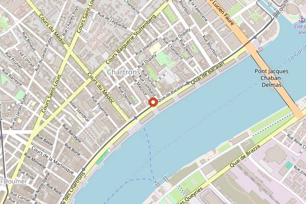 Map showing Bistrot Maurice in Bordeaux