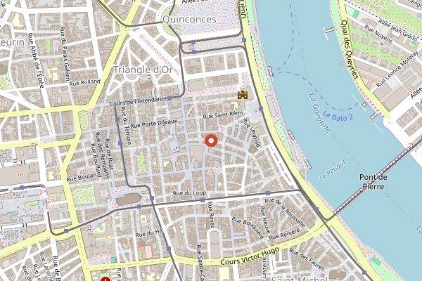 Map showing Le Chien de Pavlov in Bordeaux