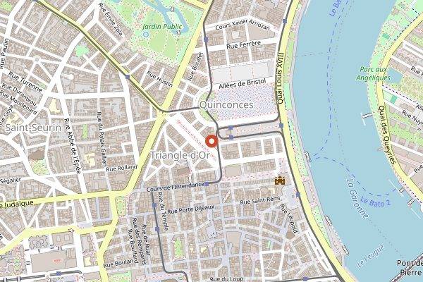 Map showing Bordeaux Magnum in Bordeaux
