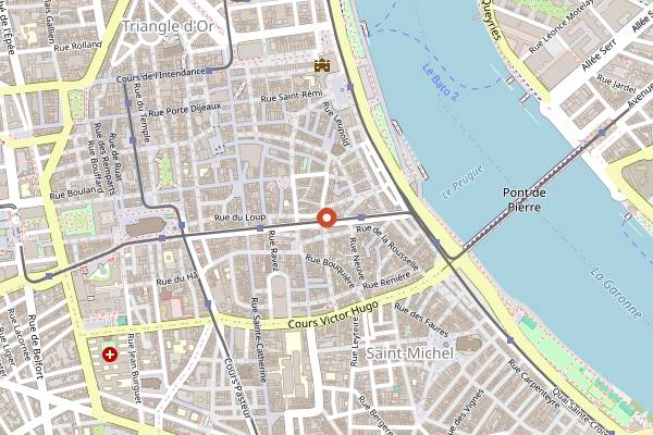 Map showing Buvette in Bordeaux