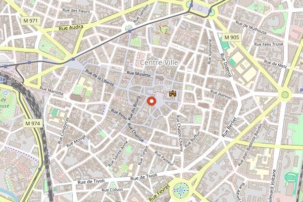 Map showing Aperitivo in Dijon