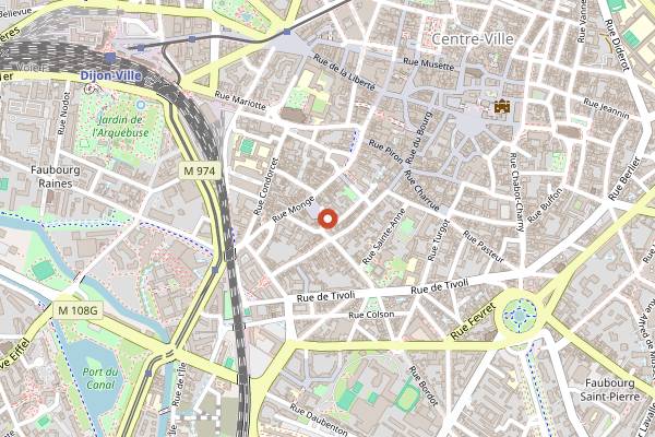Map showing Aki in Dijon