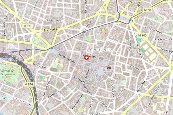 Map showing Foodies in Dijon