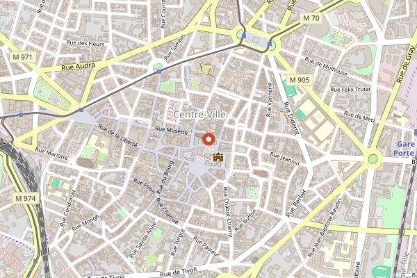 Map showing Caffè Gufo in Dijon