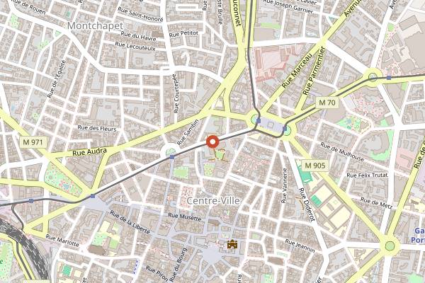 Map showing Salt & Pepper Cooking Lab in Dijon