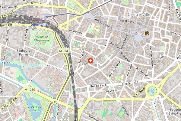 Map showing Cigkoftem in Dijon
