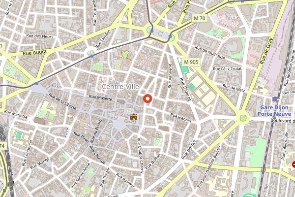 Map showing Saison in Dijon