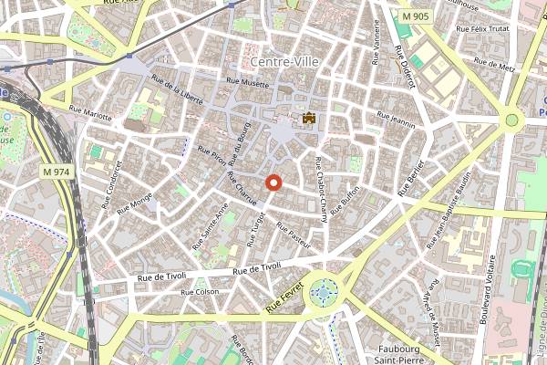 Map showing So in Dijon