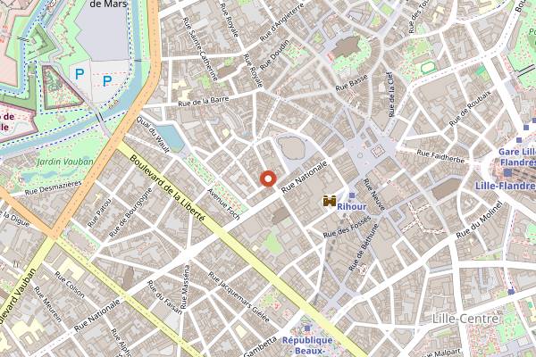 Map showing Hop[i] in Lille
