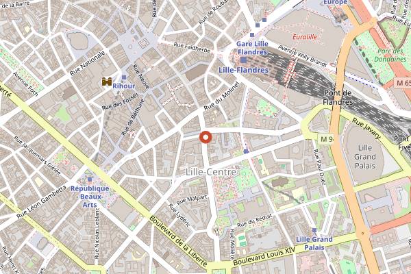 Map showing Coffee Makers in Lille