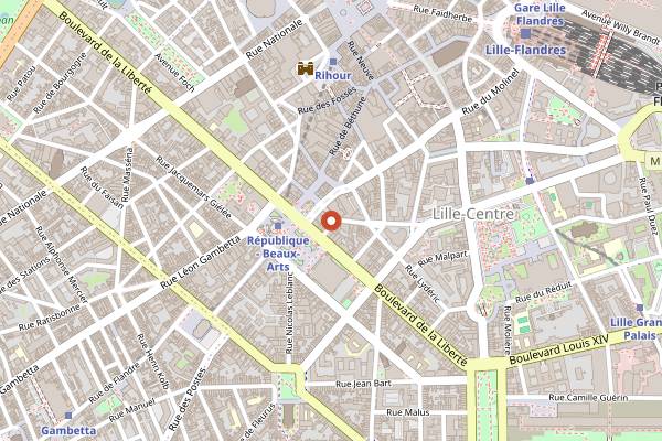 Map showing Itsy Bitsy in Lille