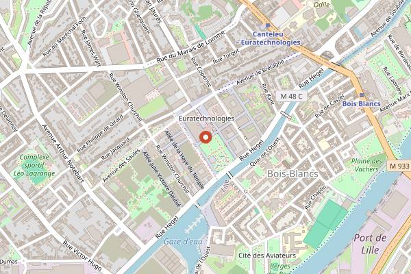 Map showing Lille Street Food Festival in Lille