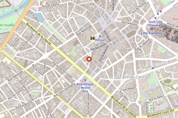 Map showing Brigand in Lille