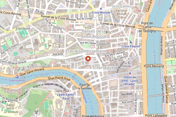 Map showing Super5 in Lyon