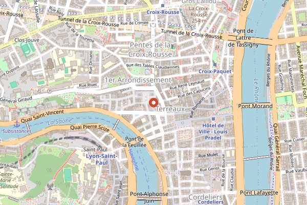 Map showing Bartholome in Lyon