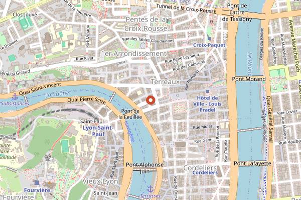 Map showing Rakwe Coffee in Lyon