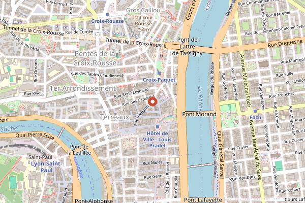 Map showing Tome in Lyon