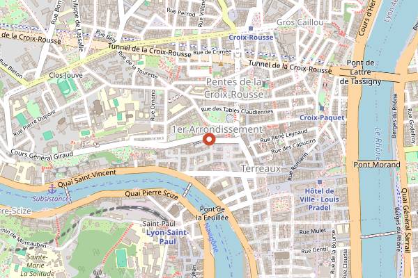 Map showing Fika Roasters in Lyon
