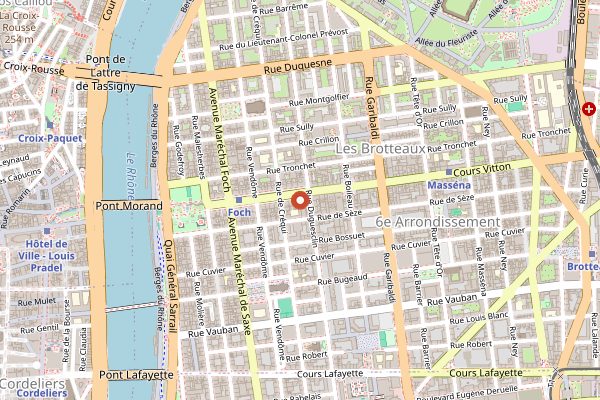 Map showing Ombellule in Lyon