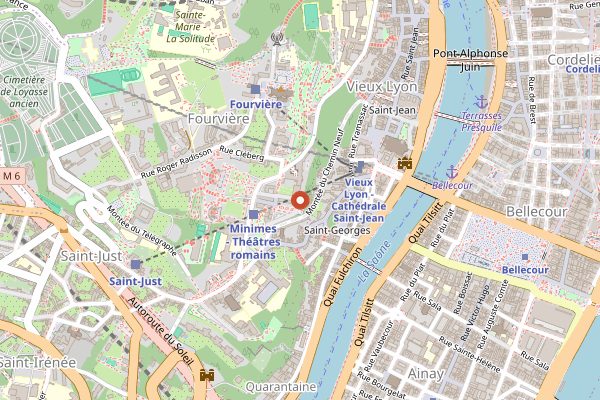 Map showing Tetedoie in Lyon