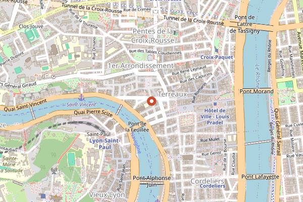 Map showing Leptine in Lyon