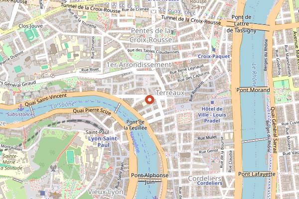Map showing Morfal in Lyon