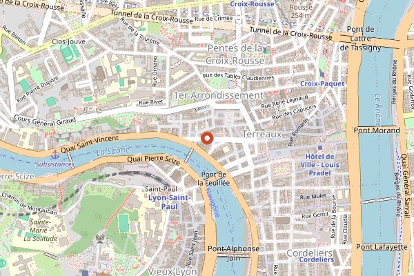 Map showing Sapna in Lyon