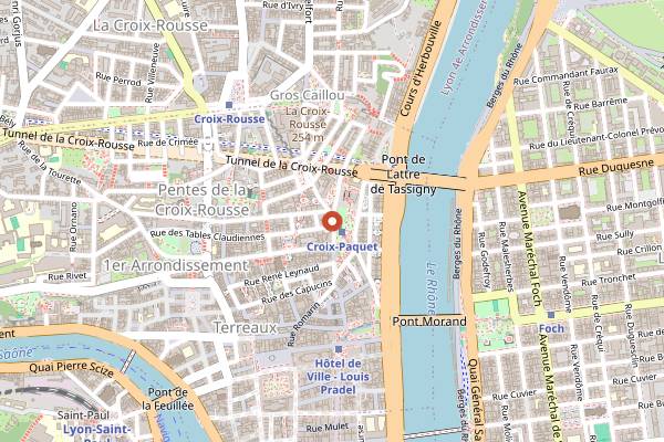 Map showing Kafe Myzik in Lyon
