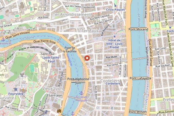 Map showing Hot Club de Lyon in Lyon