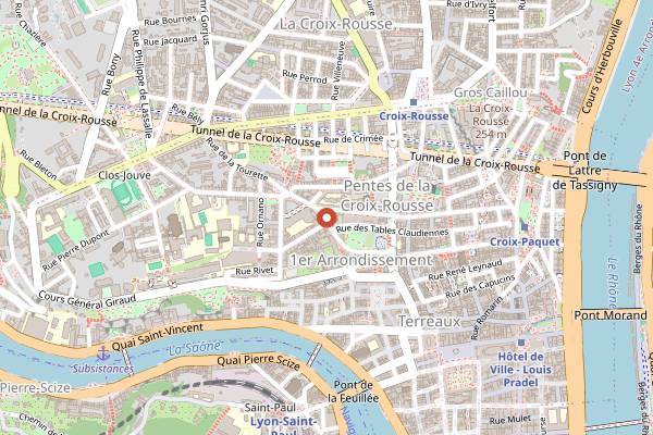 Map showing L'Atmosphere in Lyon