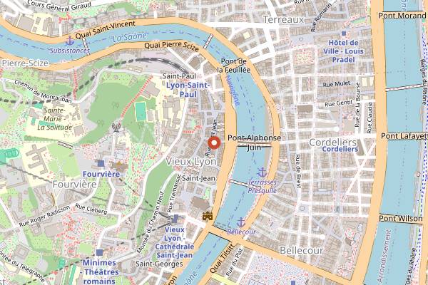 Map showing Le Florian in Lyon