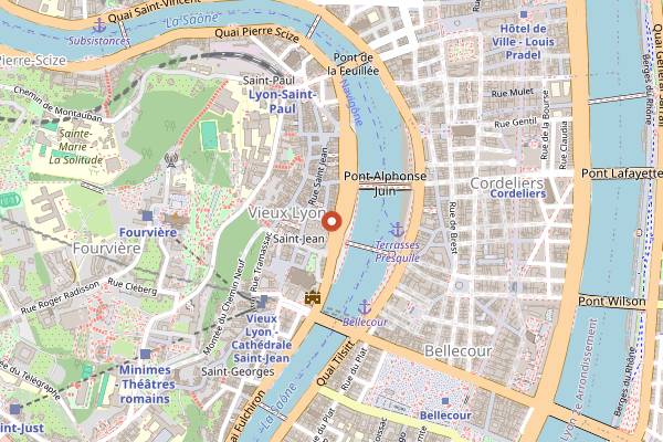 Map showing Look Bar in Lyon