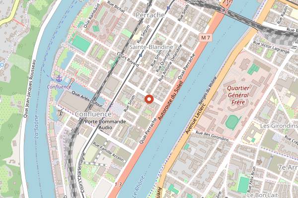 Map showing Marche Gare in Lyon