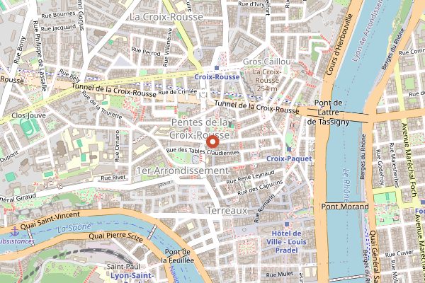 Map showing Zoi Kitchen in Lyon
