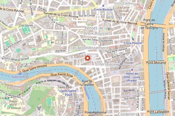 Map showing Micro Sillon in Lyon